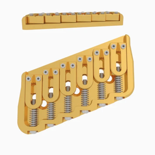 Hipshot Multi-Scale Fixed Guitar Bridge, 6 String